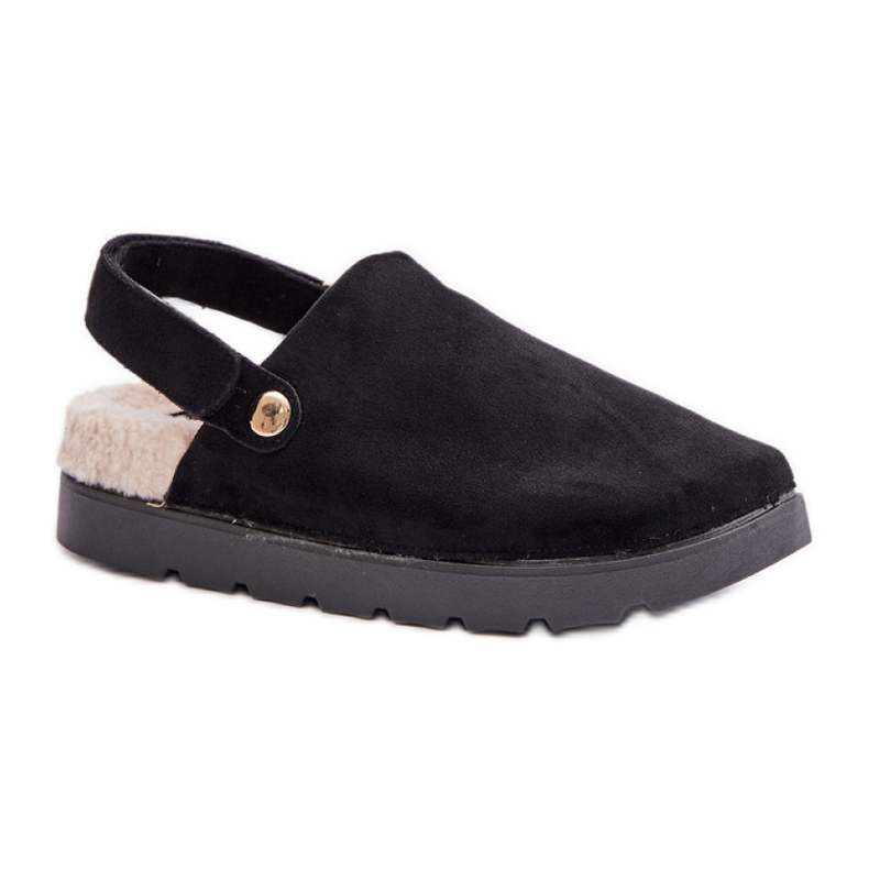 Tofflor Modell 100-418 Svart