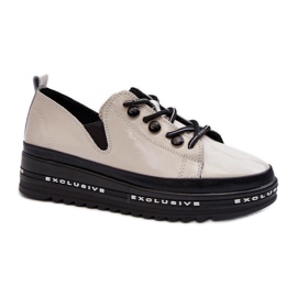 S. BARSKI S.Barski LR620 Beige skor -