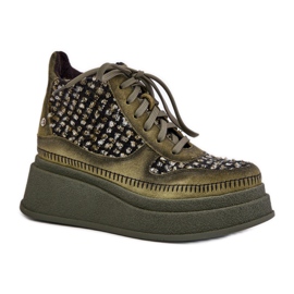 Maciejka 06759-09 Gröna ankelboots