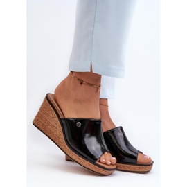 Step in style Sergio Leone KL213 Svarta flipflops