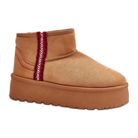 Modell 20221 Camel snöstövlar brun
