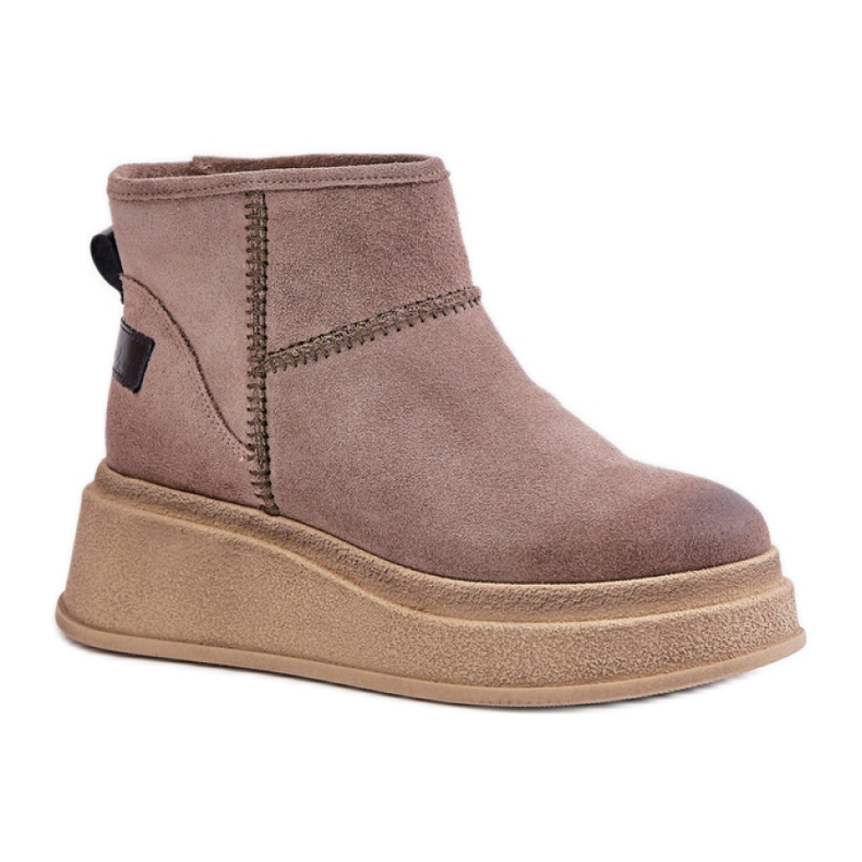 Maciejka 06769-02 Mörkbruna snöstövlar