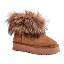 Snowboots Modell W5893 Camel brun