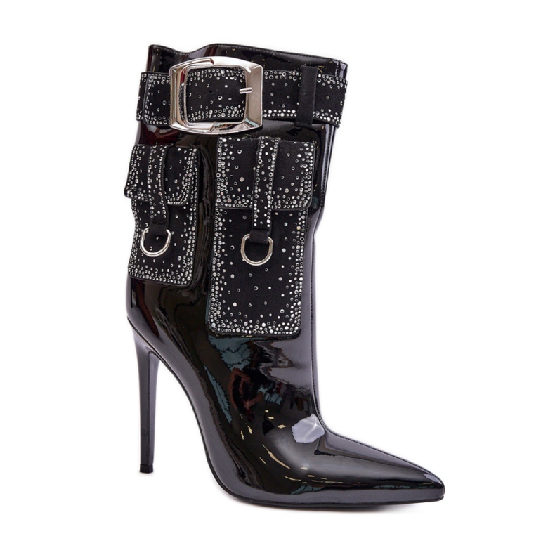 Modell 77-CD Svarta stövlar