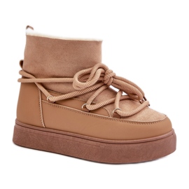 Modell 8933 Camel snökängor brun