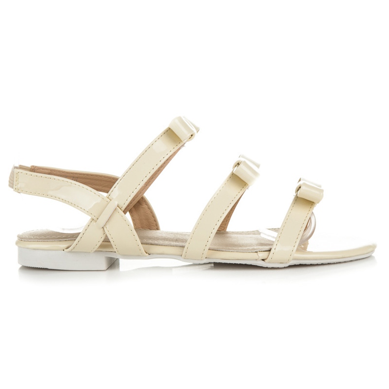 Vices Lackade Sandaler Med Rosett gul