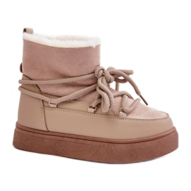 Modell 8933 Beige snökängor