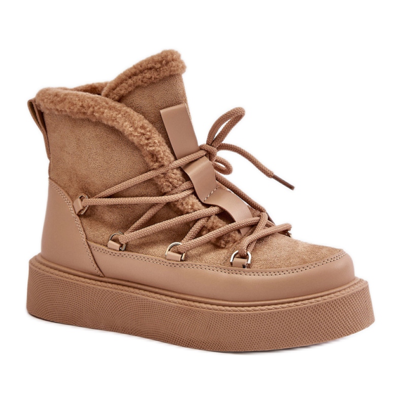 Snowboots Modell 24882 Mörkbeige