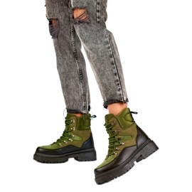 Trappers Model A-852GR Svart/Grön