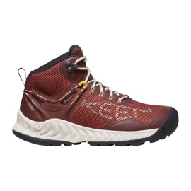 KEEN Nxis Evo Mid Wp Trekking Skor KE-1027793 röd