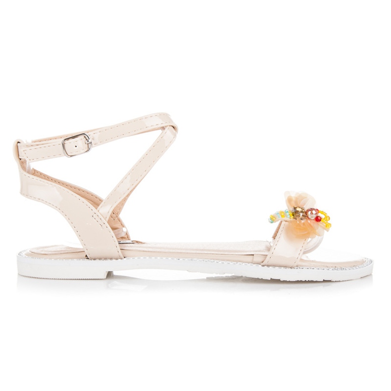 Vices Lackade Sandaler Med En Fjäril brun