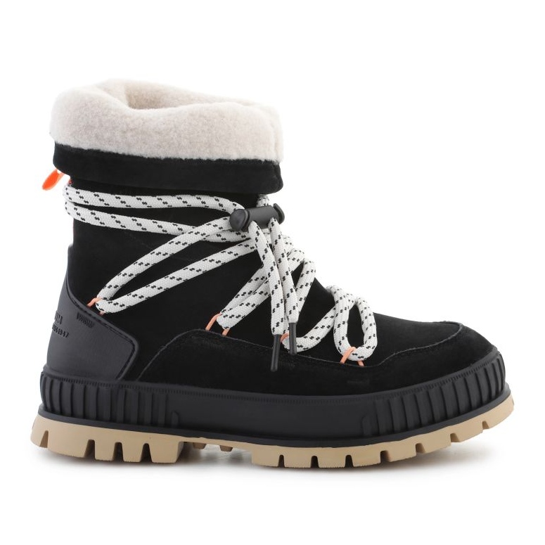 Palladium Pallashock Hiver 94349-008-M snökängor för kvinnor, svarta