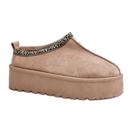 Modell 877-1 Beige tofflor