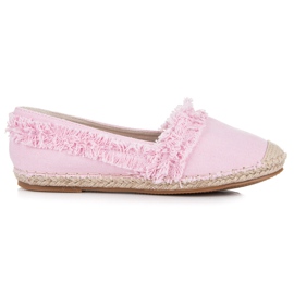 Vices Rosa espadrillor med tofsar