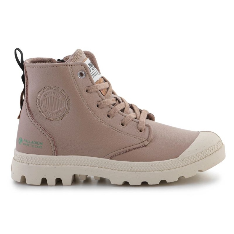 Palladium Pampa Hi Re-Vegn Läderskor 74378-284-M beige