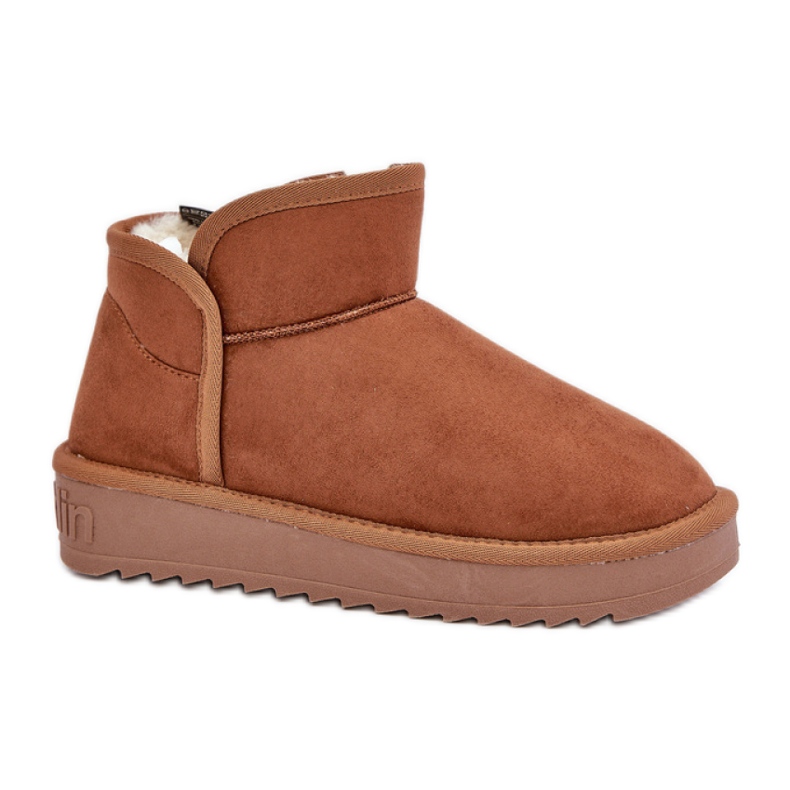 Snöskor för kvinnor med päls D.Franklin DFSH370010 brun