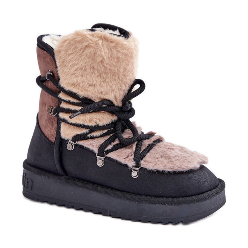 D.Franklin pälsisolerade snöstövlar DFSH370012 svart