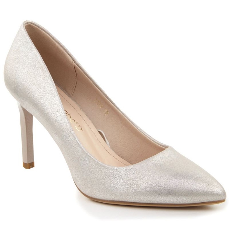Sergio Leone 1339 pumps i beige mocka