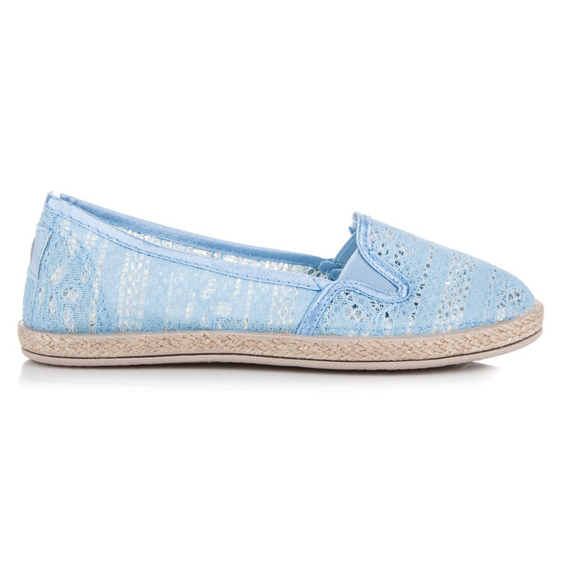 Balada Spets Espadrilles Slip On blå