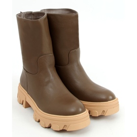 Damstövlar med rak ovandel Grön