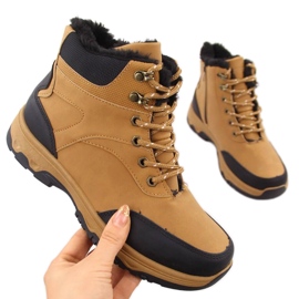 Vanhorn kamel vandringsstövlar beige