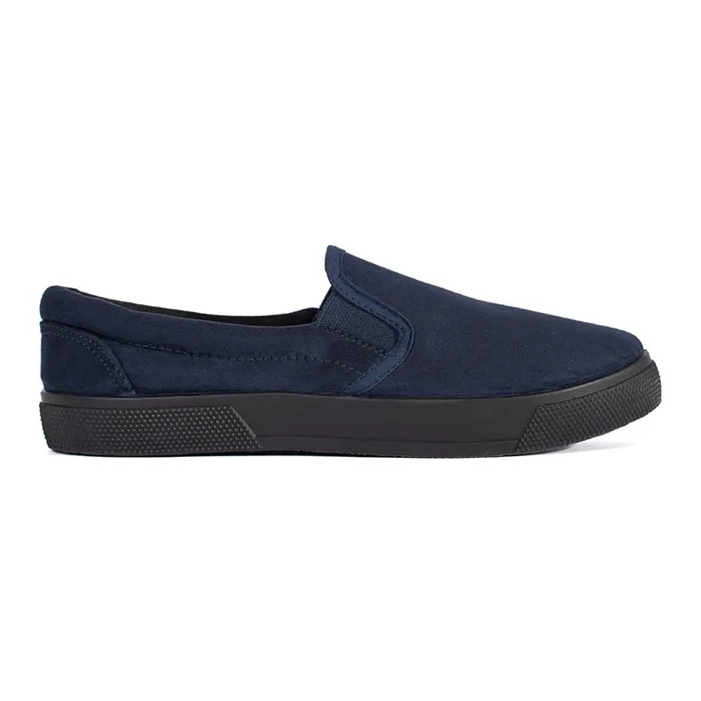 Blå marinblå slip-on sneakers