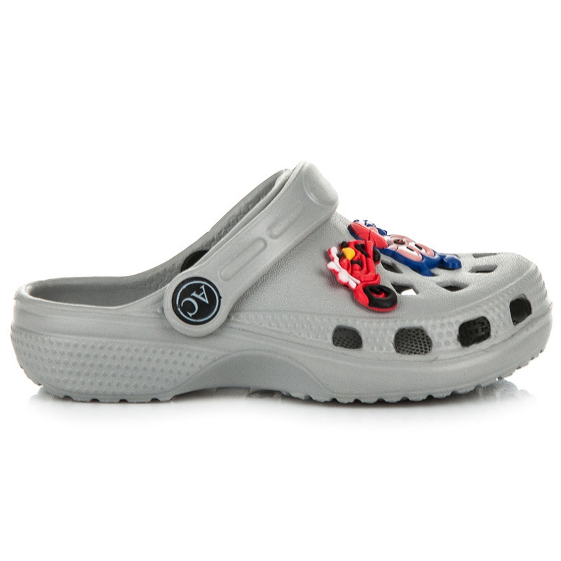 American Club Pojkors tofflor grå