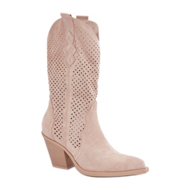 Step in style Stövlar Modell Salive 7650A Ljus Beige - Steg i stil