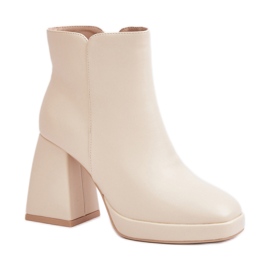 Step in style Stövlar Modell Selarae LQ-48 Light Beige - Steg i stil