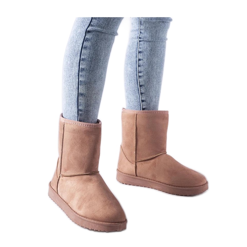 Rosa isolerade klassiska Libero - Solea snöstövlar