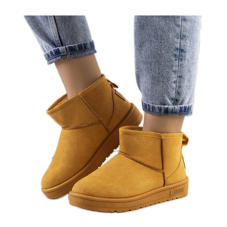 Bruna snöstövlar för kvinnor Big Star KK274289-802 - Solea