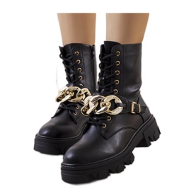 Svarta stövletter med kedja Laboy - Solea