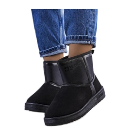Svarta snöstövlar för kvinnor KK274614-906 - Solea