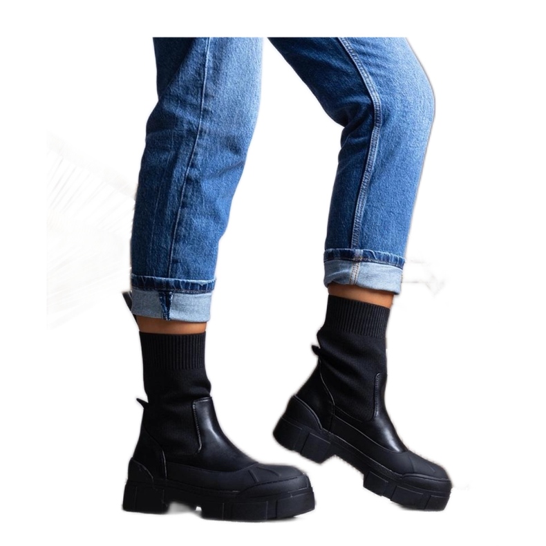 Svarta ankelstövlar för kvinnor Conta - Solea