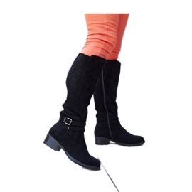 Svarta isolerade stövlar i ekomocka från Aldisio - Solea