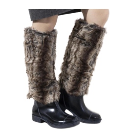 Marinblå Wellington boots med päls Melgar - Solea