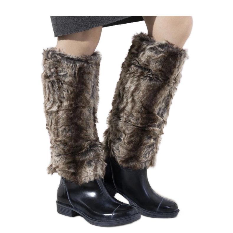 Marinblå Wellington boots med päls Melgar - Solea