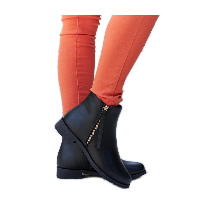 Svarta isolerade platta stövlar från Paien - Solea