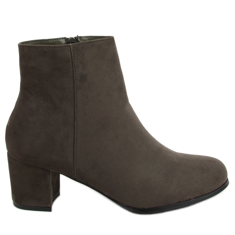 Gröna högklackade ankelboots