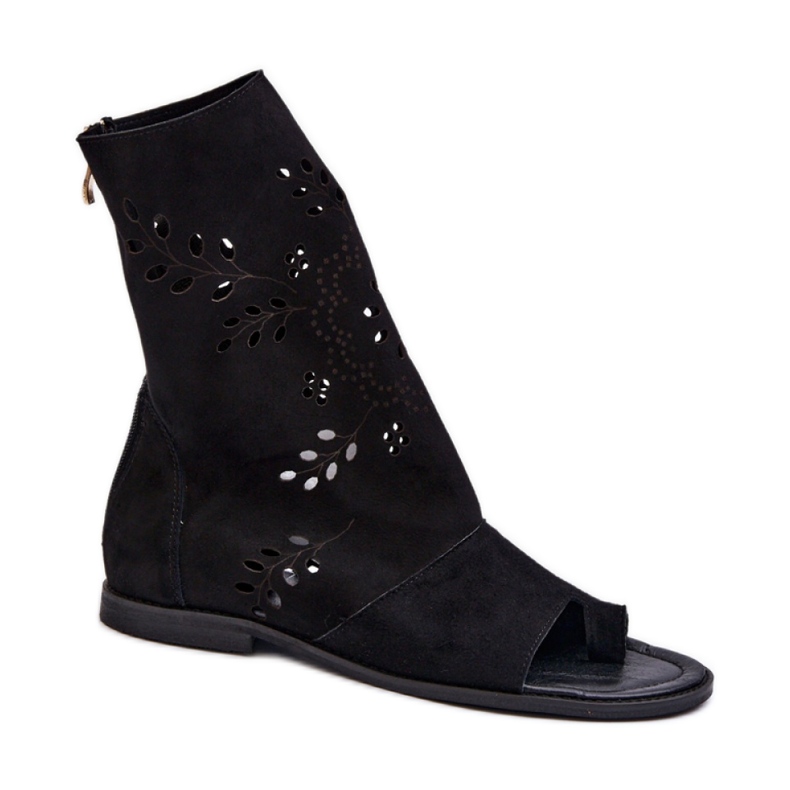 Zazoo 3437 Svarta övre sandaler