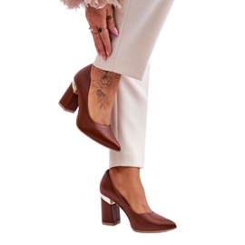 Eleganta Pumps Lewski 3117 Brun beige