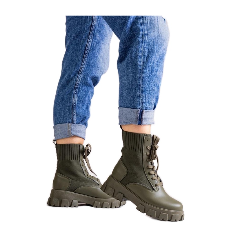 Gröna stövletter med elastisk ovandel Zogba - Solea