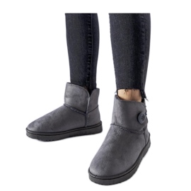 Gråa korta isolerade snöstövlar från Snyder - Solea