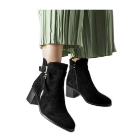 Svarta lågklackade ankelboots från Bédard - Solea