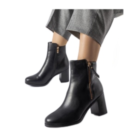 Svart isolerade klassiska Edilio - Solea stövlar