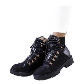 Svarta isolerade arbetsstövlar, Leneo - Solea