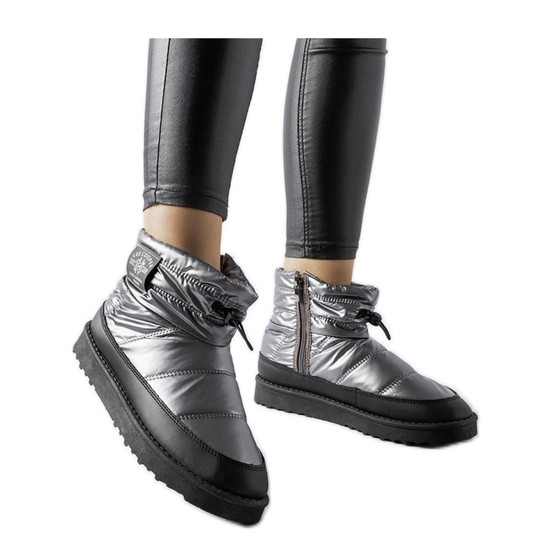 Grå Lee Cooper LCJ-23-44-1966L snökängor svart