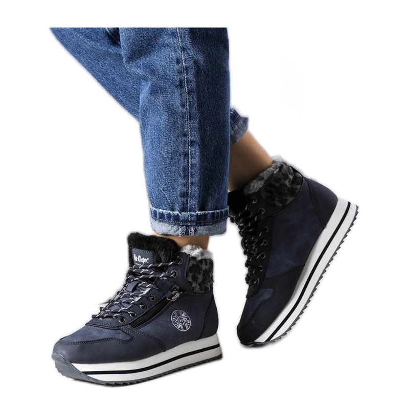 Marinblå stövlar LCJ-22-31-1450L Lee Cooper