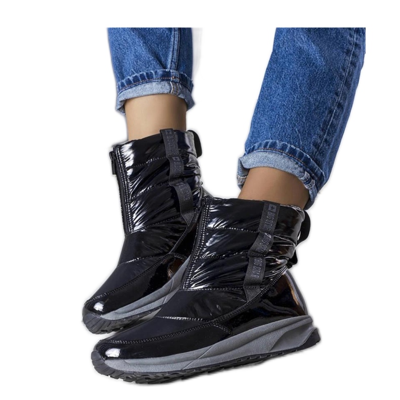 Big Star KK274392 svarta snöstövlar