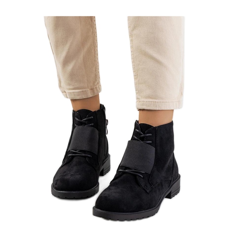 Svarta Manoella stövlar - Solea